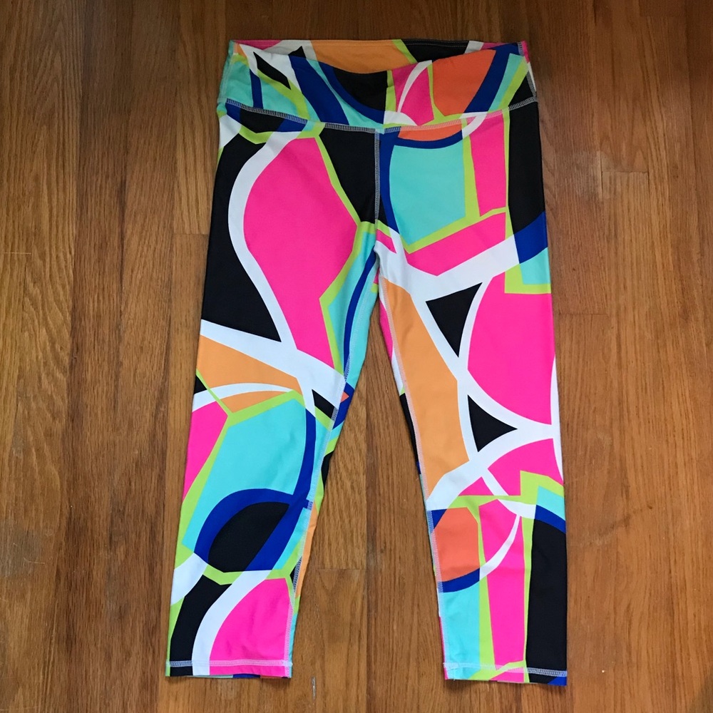 Fabletics multicolored fitness leggings